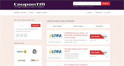 Desktop Screenshot of coupontm.com